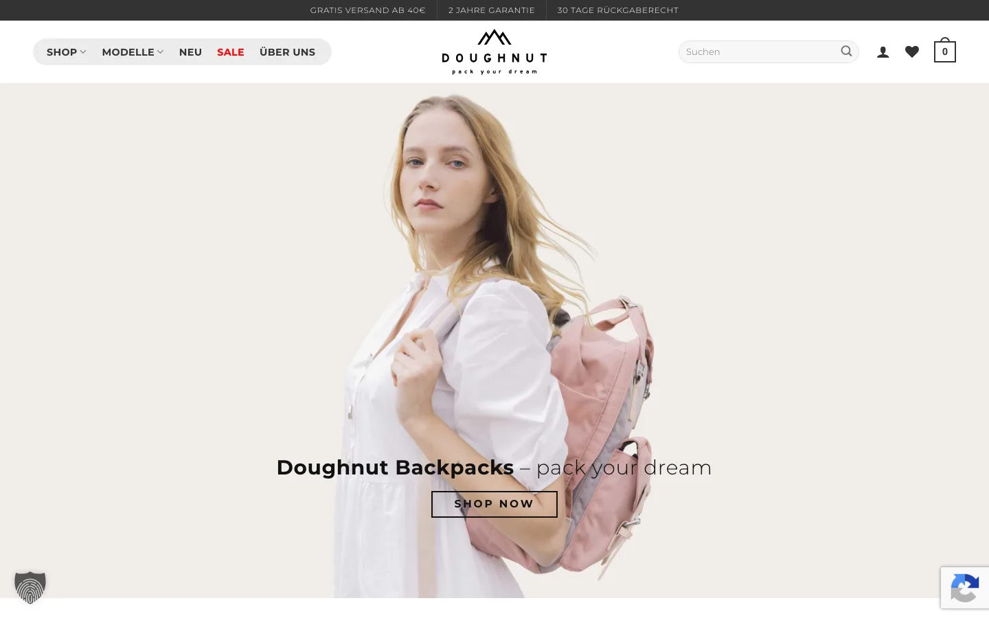 Doghnut Backpacks Portfolio